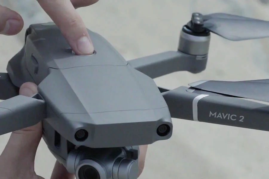 flying drone with camera