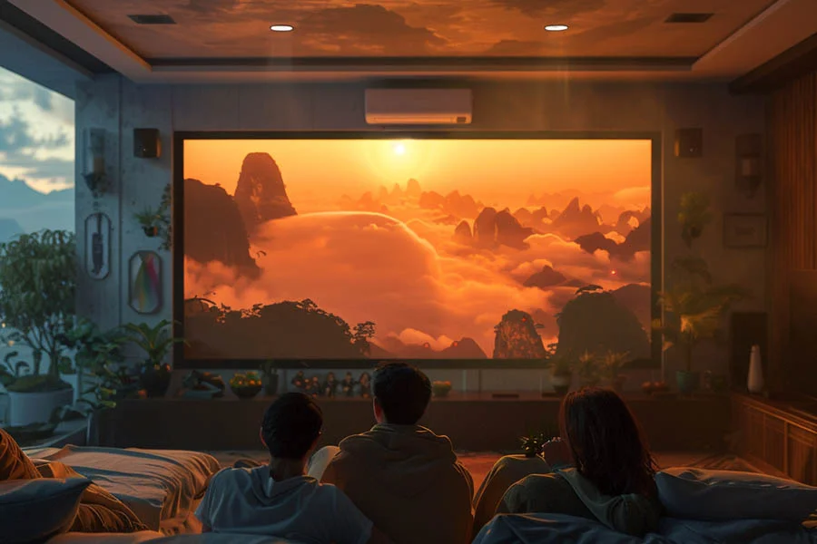 living room projector